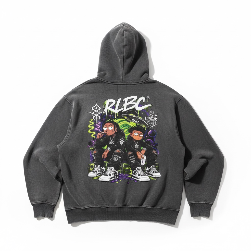 RLBC Emblem Pullover Hoodie-Loyalty Never Dies Graphic