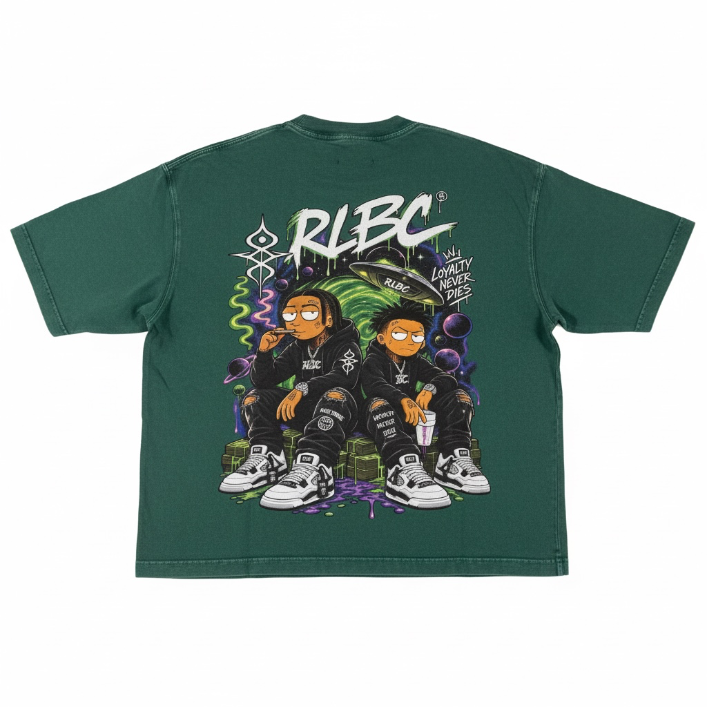 RLBC® Legacy Graphic Tee – Wash Forest Green