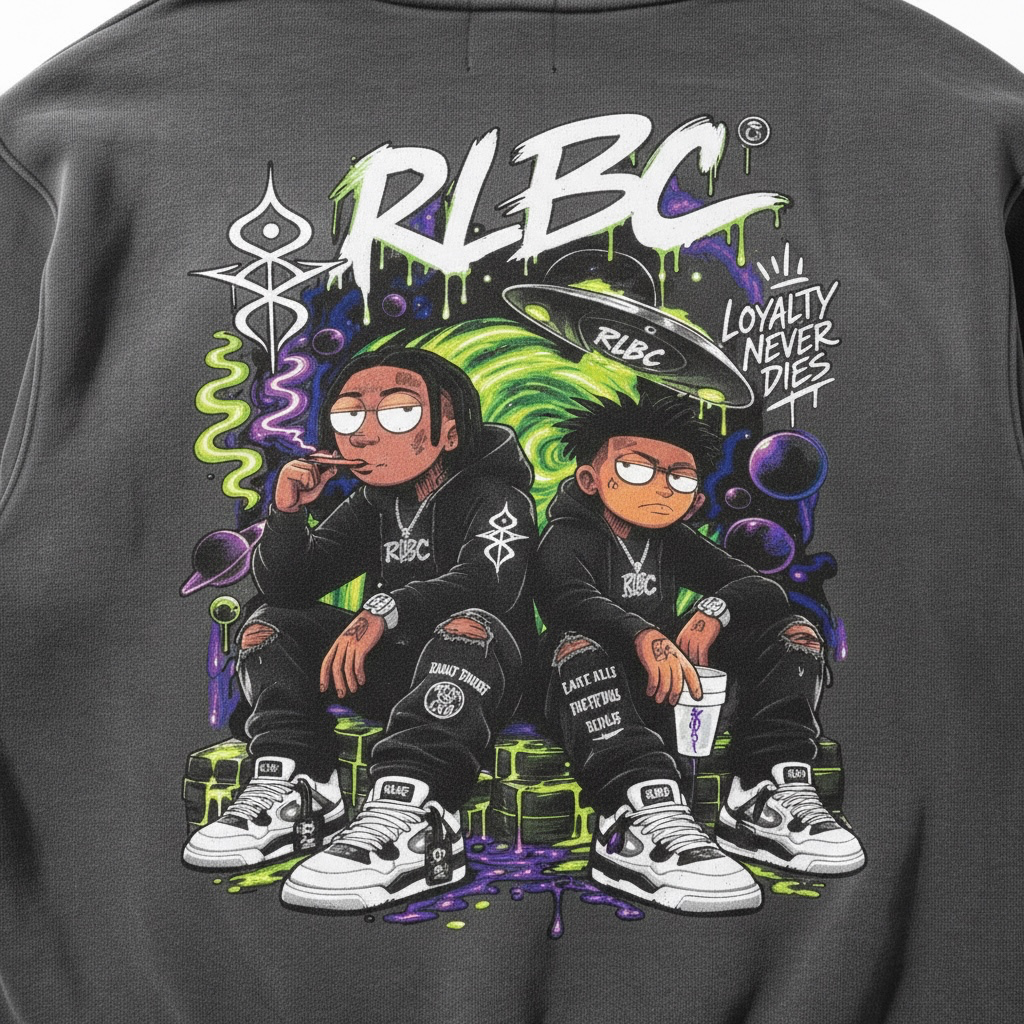 RLBC Emblem Pullover Hoodie-Loyalty Never Dies Graphic